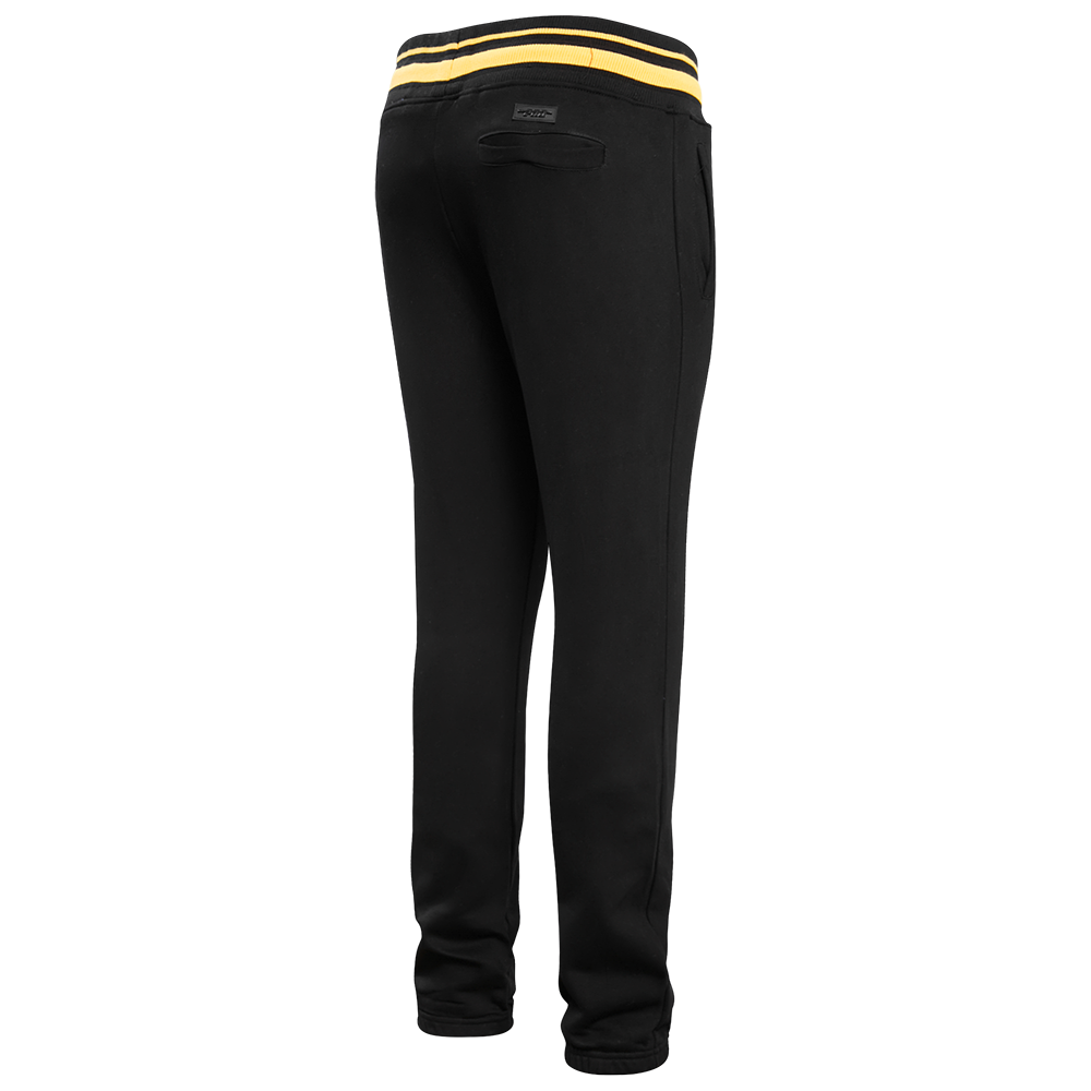 NFL PITTSBURGH STEELERS PANTALON OUATÉ MASHUP CÔTELÉ POUR HOMME (NOIR/JAUNE)