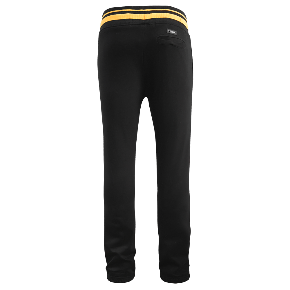 NFL PITTSBURGH STEELERS PANTALON OUATÉ MASHUP CÔTELÉ POUR HOMME (NOIR/JAUNE)