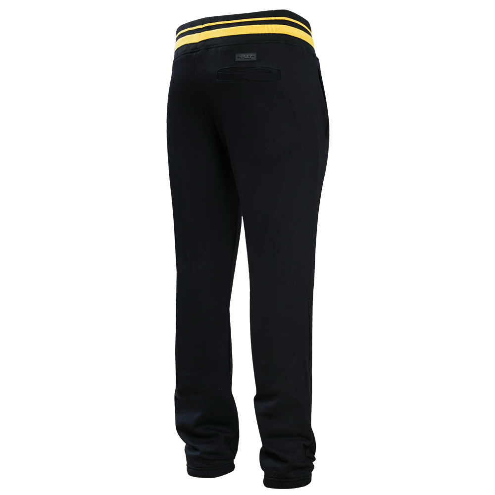 NFL PITTSBURGH STEELERS RETRO CLASSIC MEN'S SWEATPANT (BLACK/YELLOW)