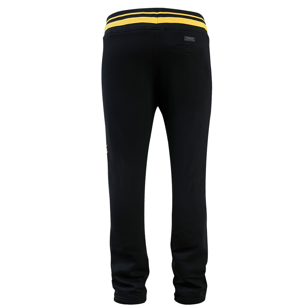NFL PITTSBURGH STEELERS RETRO CLASSIC MEN'S SWEATPANT (BLACK/YELLOW)