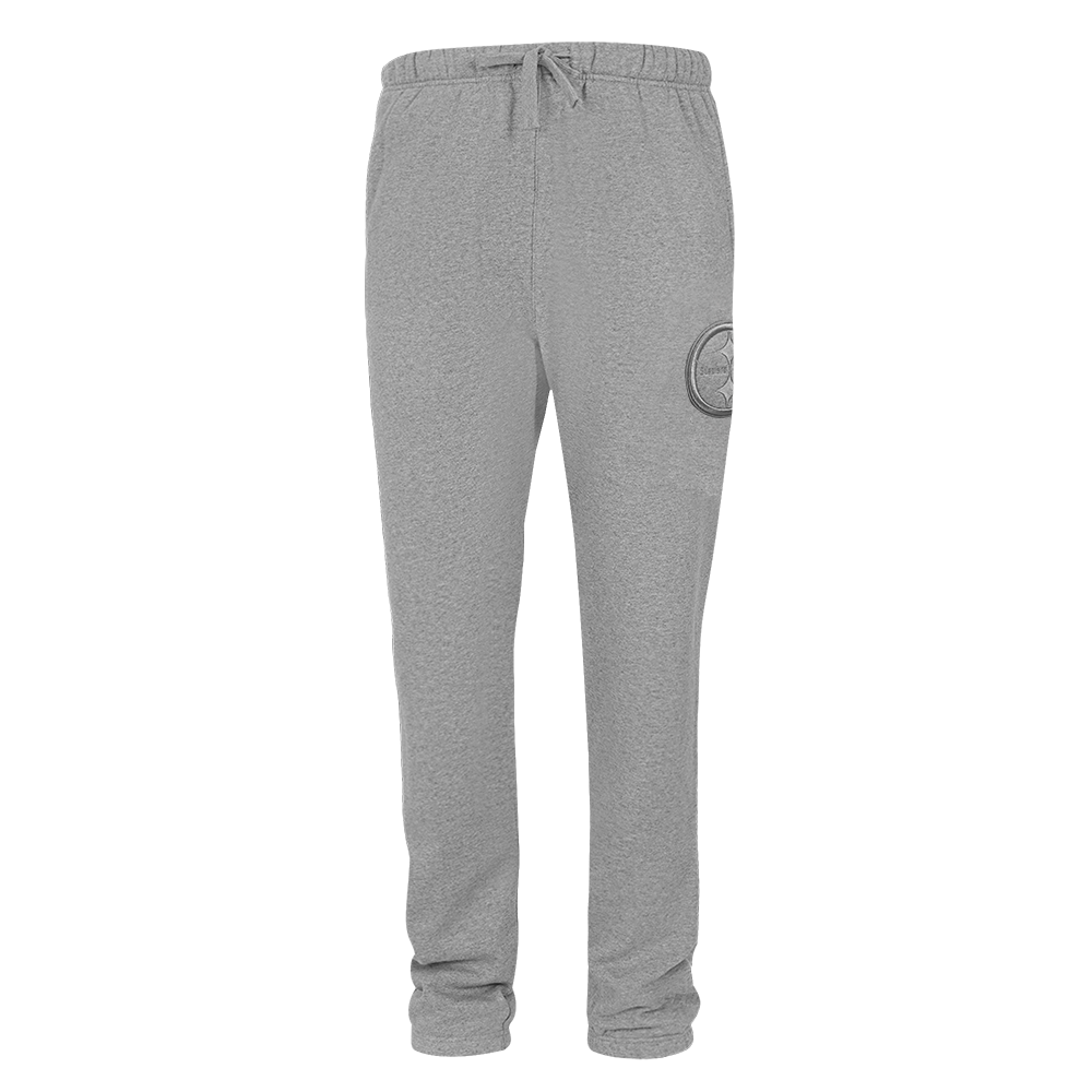 NFL PITTSBURGH STEELERS NEUTRAL MEN'S SWEATPANT (DARK HEATHER GRAY)
