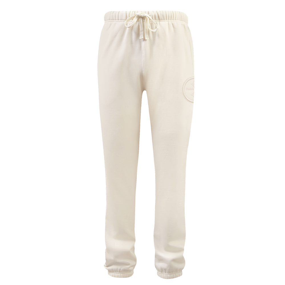 NFL PITTSBURGH STEELERS NEUTRAL MEN'S SWEATPANT (EGGSHELL)
