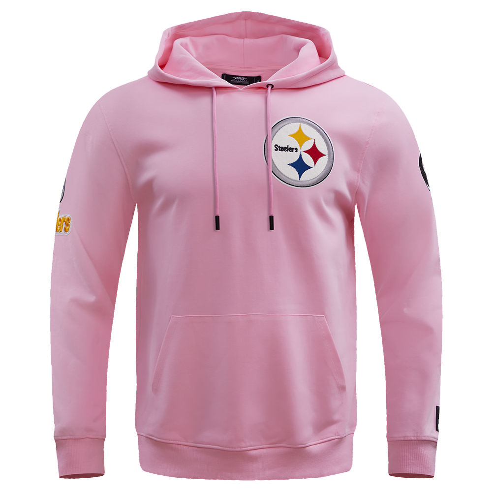 NFL PITTSBURGH STEELERS CLASSIC CHENILLE CHANDAIL À CAPUCHON POUR HOMME (ROSE)
