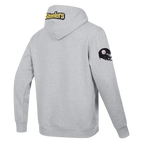 NFL PITTSBURGH STEELERS OLD ENGLISH CHANDAIL À CAPUCHON POUR HOMME (GRIS CHINÉ)