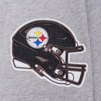 NFL PITTSBURGH STEELERS OLD ENGLISH CHANDAIL À CAPUCHON POUR HOMME (GRIS CHINÉ)
