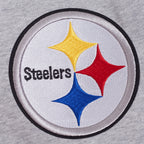 NFL PITTSBURGH STEELERS OLD ENGLISH CHANDAIL À CAPUCHON POUR HOMME (GRIS CHINÉ)