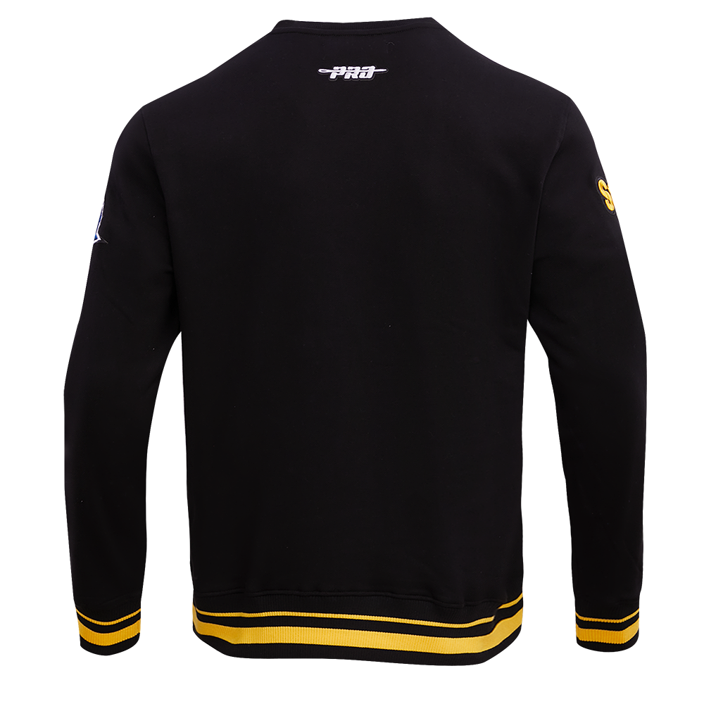 NFL PITTSBURGH STEELERS CHANDAIL À COL ROND MASHUP CÔTELÉ POUR HOMME (NOIR/JAUNE)