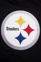 NFL PITTSBURGH STEELERS CHANDAIL À COL ROND MASHUP CÔTELÉ POUR HOMME (NOIR/JAUNE)