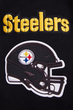 NFL PITTSBURGH STEELERS CHANDAIL À COL ROND MASHUP CÔTELÉ POUR HOMME (NOIR/JAUNE)