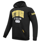 NFL PITTSBURGH STEELERS CITY ARCH CHANDAIL À CAPUCHON EN MOLLETON POUR HOMME (NOIR)