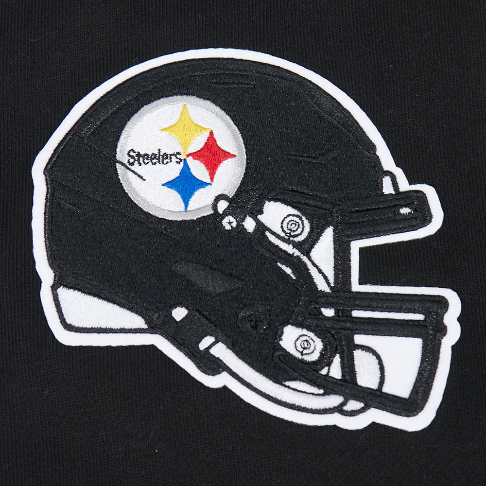 NFL PITTSBURGH STEELERS CITY ARCH CHANDAIL À CAPUCHON EN MOLLETON POUR HOMME (NOIR)