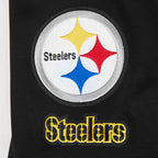 NFL PITTSBURGH STEELERS T.J. WATT #90 CLASSIC PNN MEN'S DK PO HOODIE (BLACK)