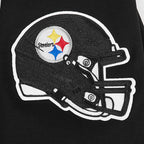 NFL PITTSBURGH STEELERS T.J. WATT #90 CLASSIC PNN MEN'S DK PO HOODIE (BLACK)