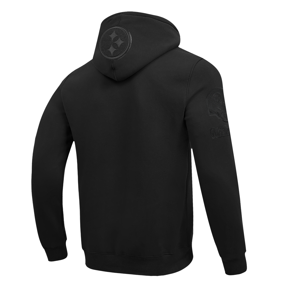 NFL PITTSBURGH STEELERS TRIPLE BLACK CHANDAIL À CAPUCHON POUR HOMME (NOIR)
