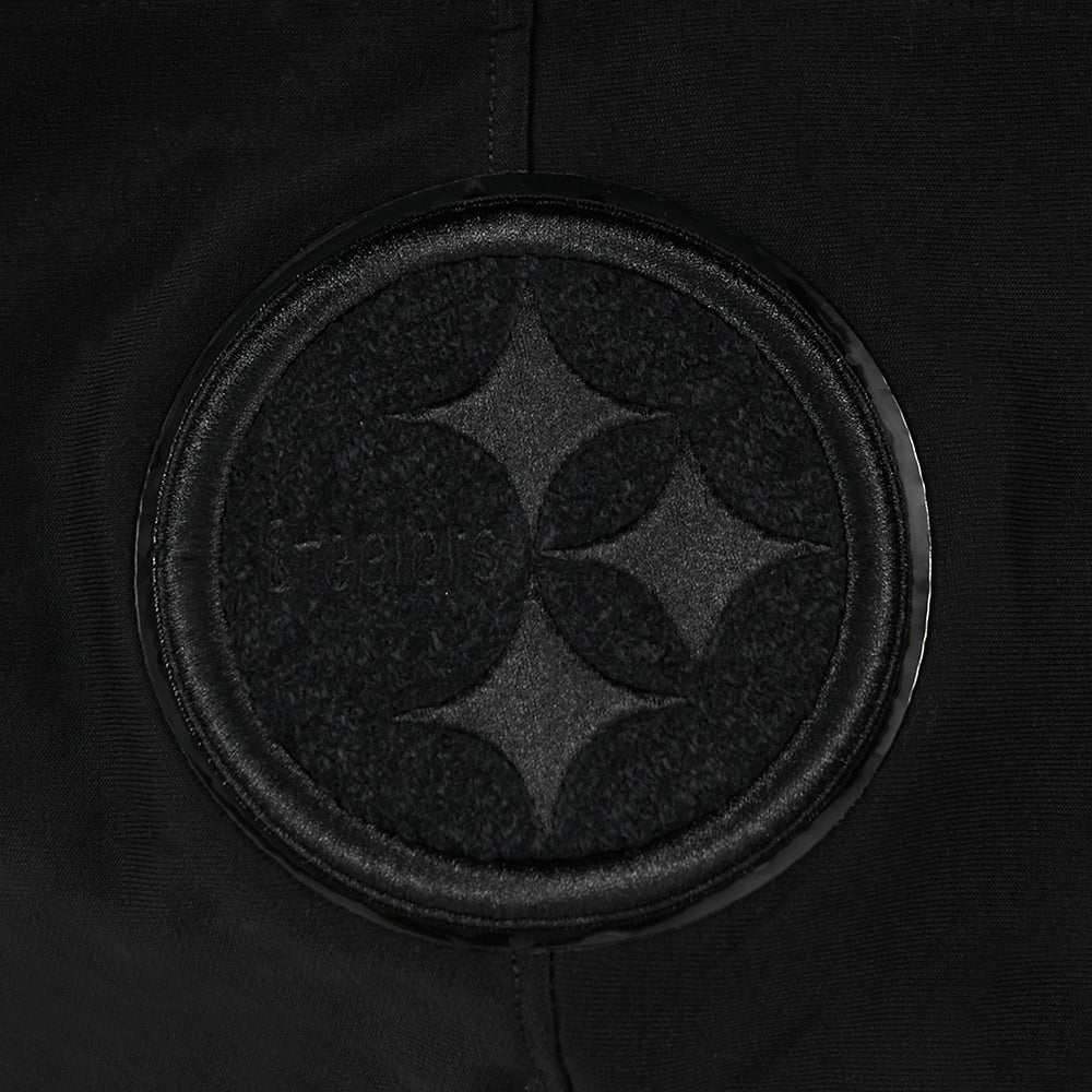 NFL PITTSBURGH STEELERS TRIPLE BLACK CHANDAIL À CAPUCHON POUR HOMME (NOIR)