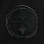 NFL PITTSBURGH STEELERS TRIPLE BLACK CHANDAIL À CAPUCHON POUR HOMME (NOIR)