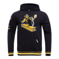 NFL PITTSBURGH STEELERS RETRO CLASSIC MEN'S HOODIE (BLACK/YELLOW)