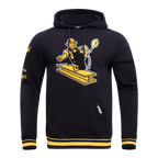 NFL PITTSBURGH STEELERS RETRO CLASSIC MEN'S HOODIE (BLACK/YELLOW)