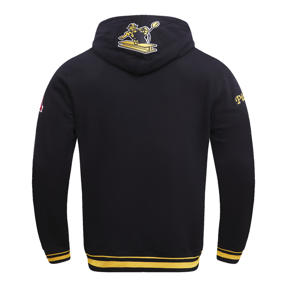 NFL PITTSBURGH STEELERS RETRO CLASSIC MEN'S HOODIE (BLACK/YELLOW)