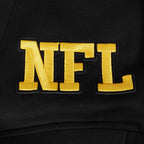 NFL PITTSBURGH STEELERS BLOUSON PRO GAME DAY EN MAILLE DOUBLE POUR HOMME (NOIR/ARGENT/BLANC)