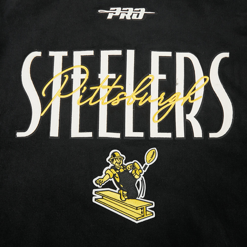 NFL PITTSBURGH STEELERS ORIGINAL PLAYERS BLOUSON POUR HOMME (NOIR)