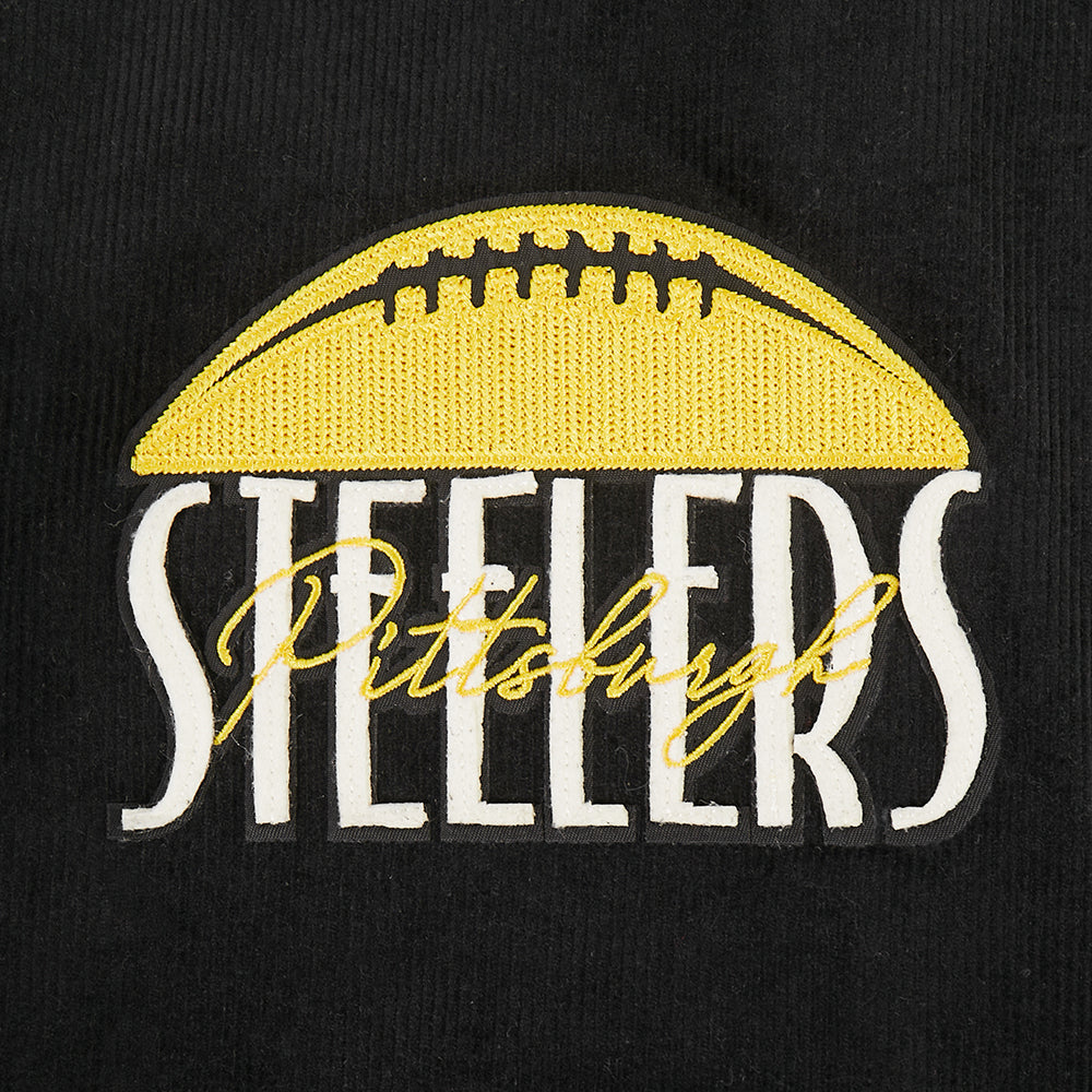 NFL PITTSBURGH STEELERS ORIGINAL PLAYERS BLOUSON POUR HOMME (NOIR)
