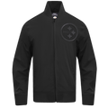 NFL PITTSBURGH STEELERS NEUTRAL MEN'S  TWILL JACKET (BLACK)