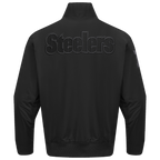 NFL PITTSBURGH STEELERS NEUTRAL MEN'S  TWILL JACKET (BLACK)