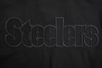 NFL PITTSBURGH STEELERS NEUTRAL MEN'S  TWILL JACKET (BLACK)