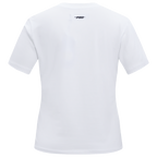 NFL PITTSBURGH STEELERS CLASSIC SHORT SLEEVE WOMEN'S SINGLE JERSEY SLIM FIT TEE (WHITE)