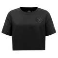 NFL PITTSBURGH STEELERS TRIPLE BLACK WOMEN'S SJ BOXY TEE (TRIPLE BLACK WOMEN'S)