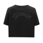 NFL PITTSBURGH STEELERS TRIPLE BLACK WOMEN'S SJ BOXY TEE (TRIPLE BLACK WOMEN'S)
