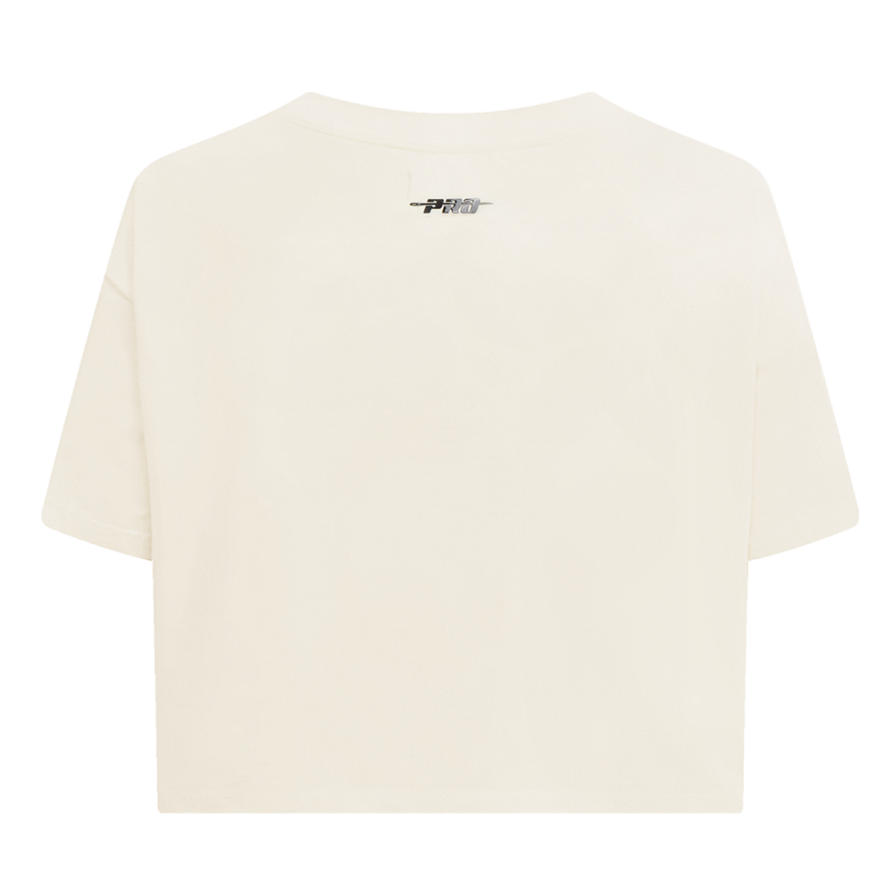 NFL PITTSBURGH STEELERS RETRO CLASSIC T-SHIRT À COUPE CARRÉE POUR FEMME (COQUILLE D'ŒUF)