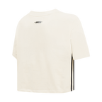 NFL PITTSBURGH STEELERS RETRO CLASSIC T-SHIRT À COUPE CARRÉE POUR FEMME (COQUILLE D'ŒUF)