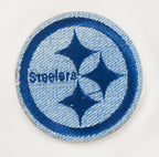 NFL PITTSBURGH STEELERS VARSITY BLUES WOMEN'S BOXY TEE (LINEN)