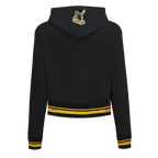 NFL PITTSBURGH STEELERS RETRO CLASSIC CHANDAIL À CAPUCHON COURT POUR FEMME (NOIR/JAUNE)
