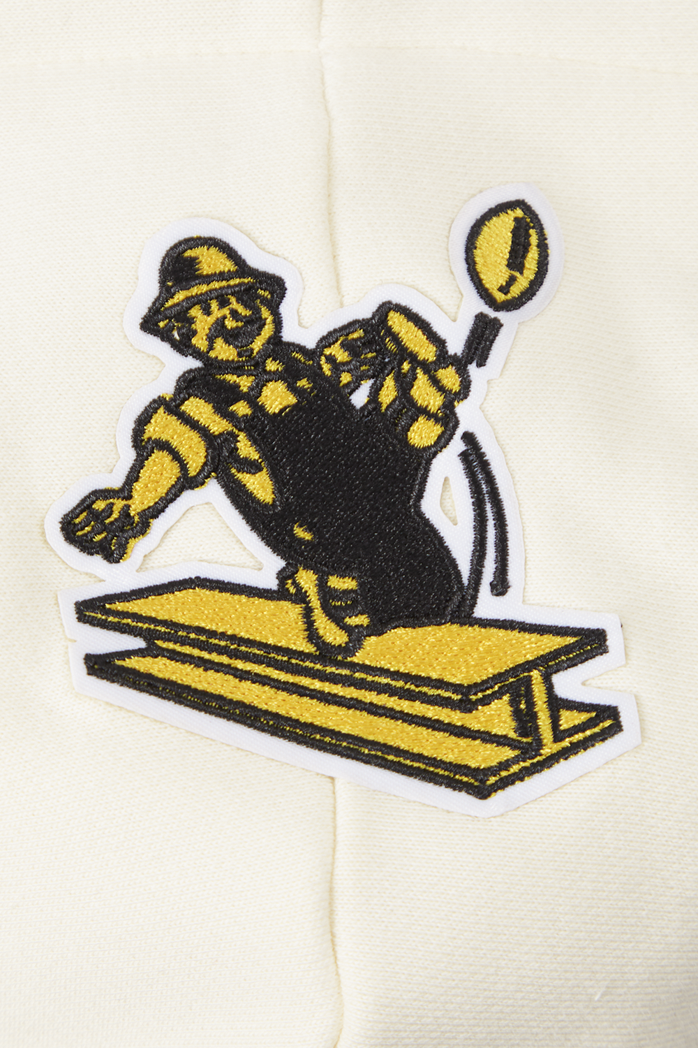 NFL PITTSBURGH STEELERS RETRO CLASSIC CHANDAIL À CAPUCHON COURT POUR FEMME (COQUILLE D'ŒUF/NOIR)