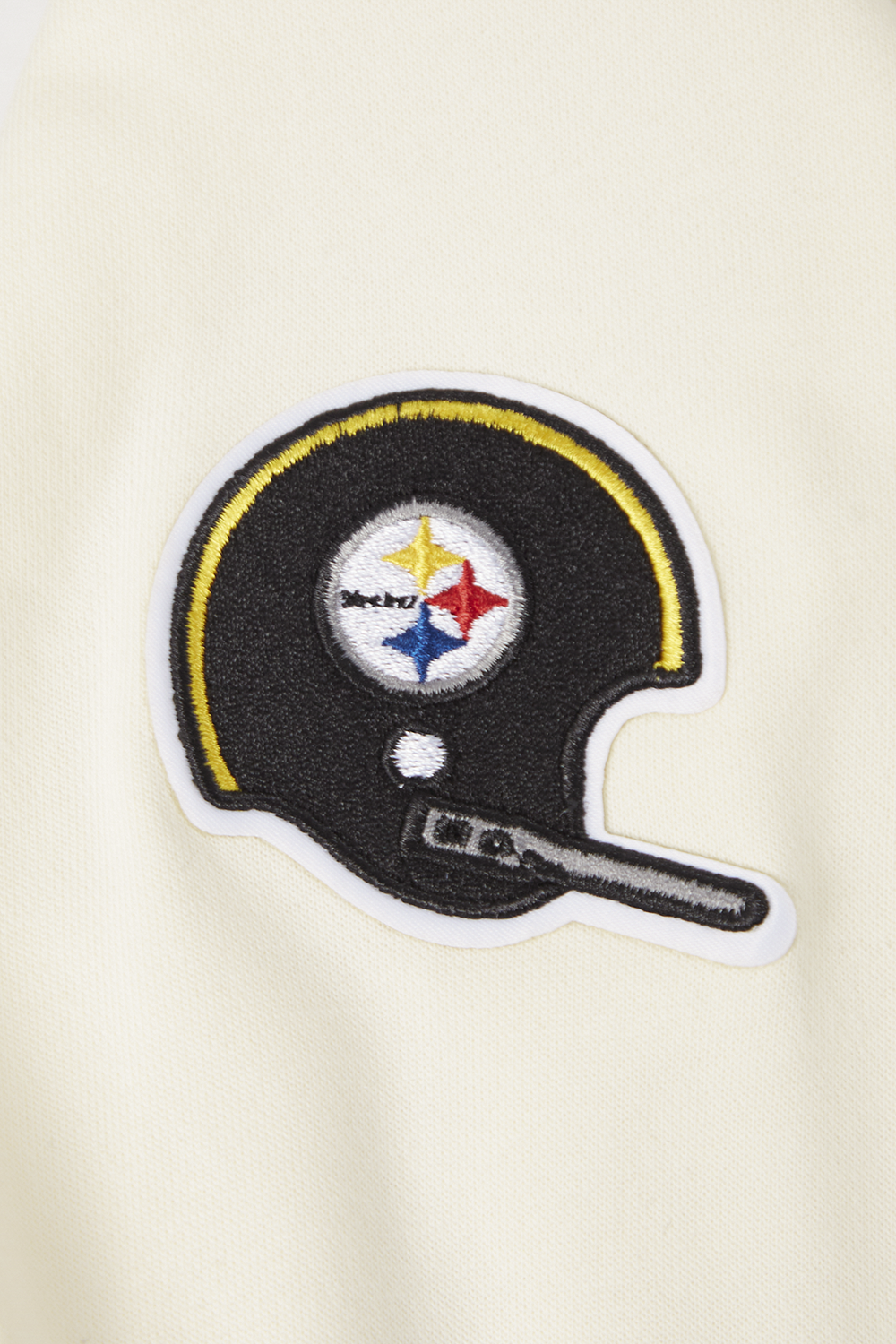 NFL PITTSBURGH STEELERS RETRO CLASSIC CHANDAIL À COL ROND POUR FEMME (COQUILLE D'ŒUF/NOIR)