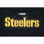 NFL PITTSBURGH STEELERS T.J. WATT #90 CLASSIC PNN CHANDAIL À COL ROND EN MOLLETON POUR FEMME (NOIR)
