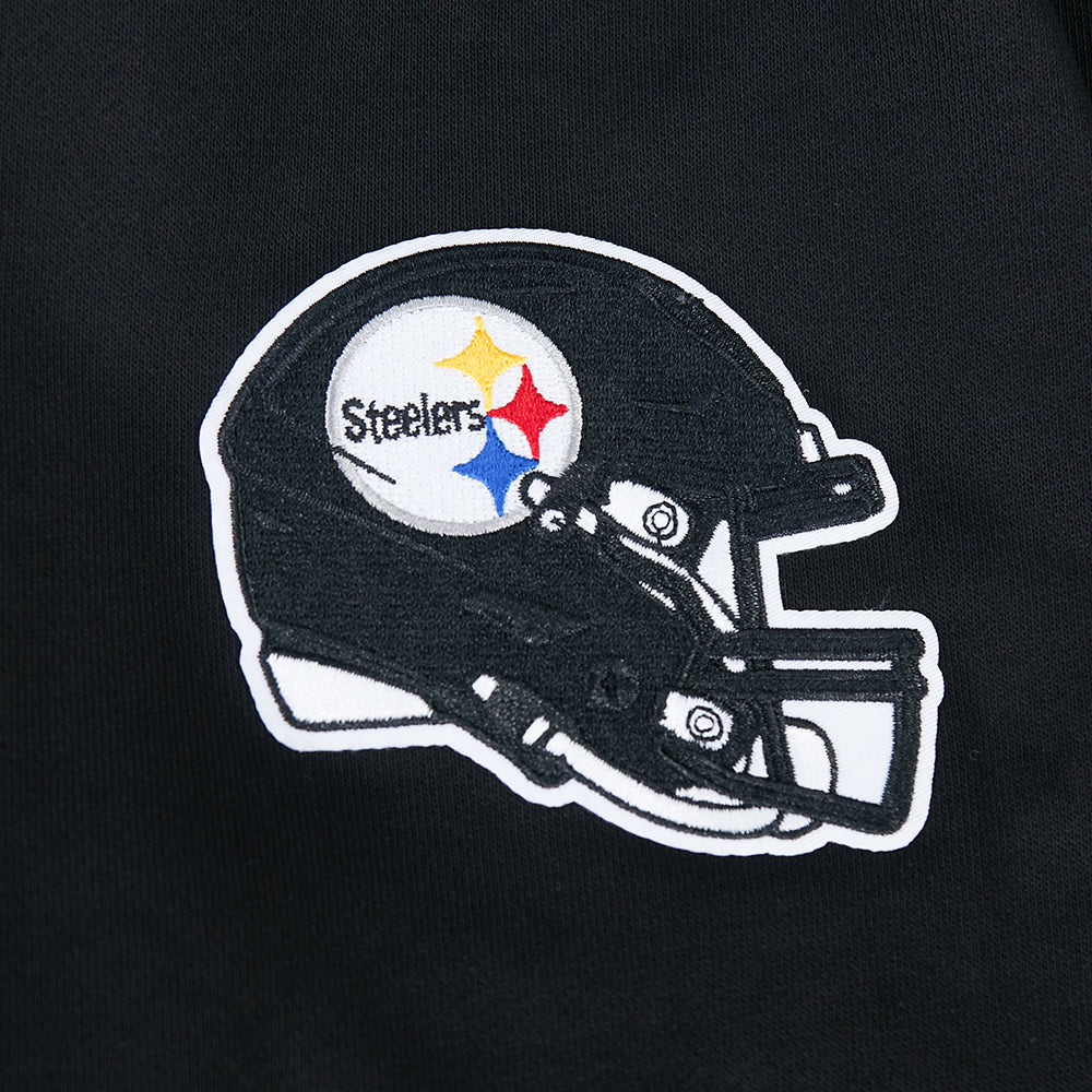 NFL PITTSBURGH STEELERS T.J. WATT #90 CLASSIC PNN CHANDAIL À COL ROND EN MOLLETON POUR FEMME (NOIR)