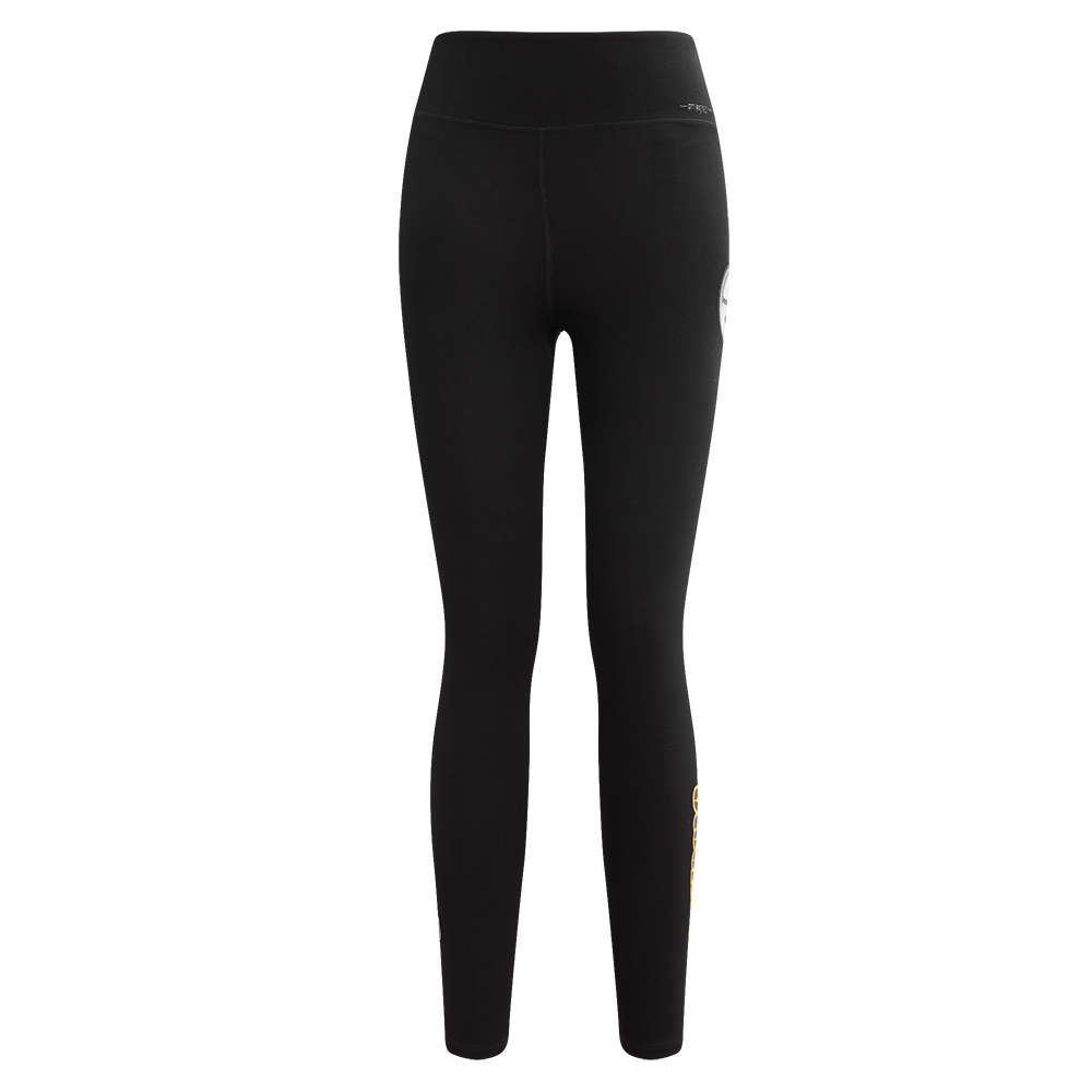 NFL PITTSBURGH STEELERS CLASSIC WOMEN'S JERSEY LEGGING (BLACK)