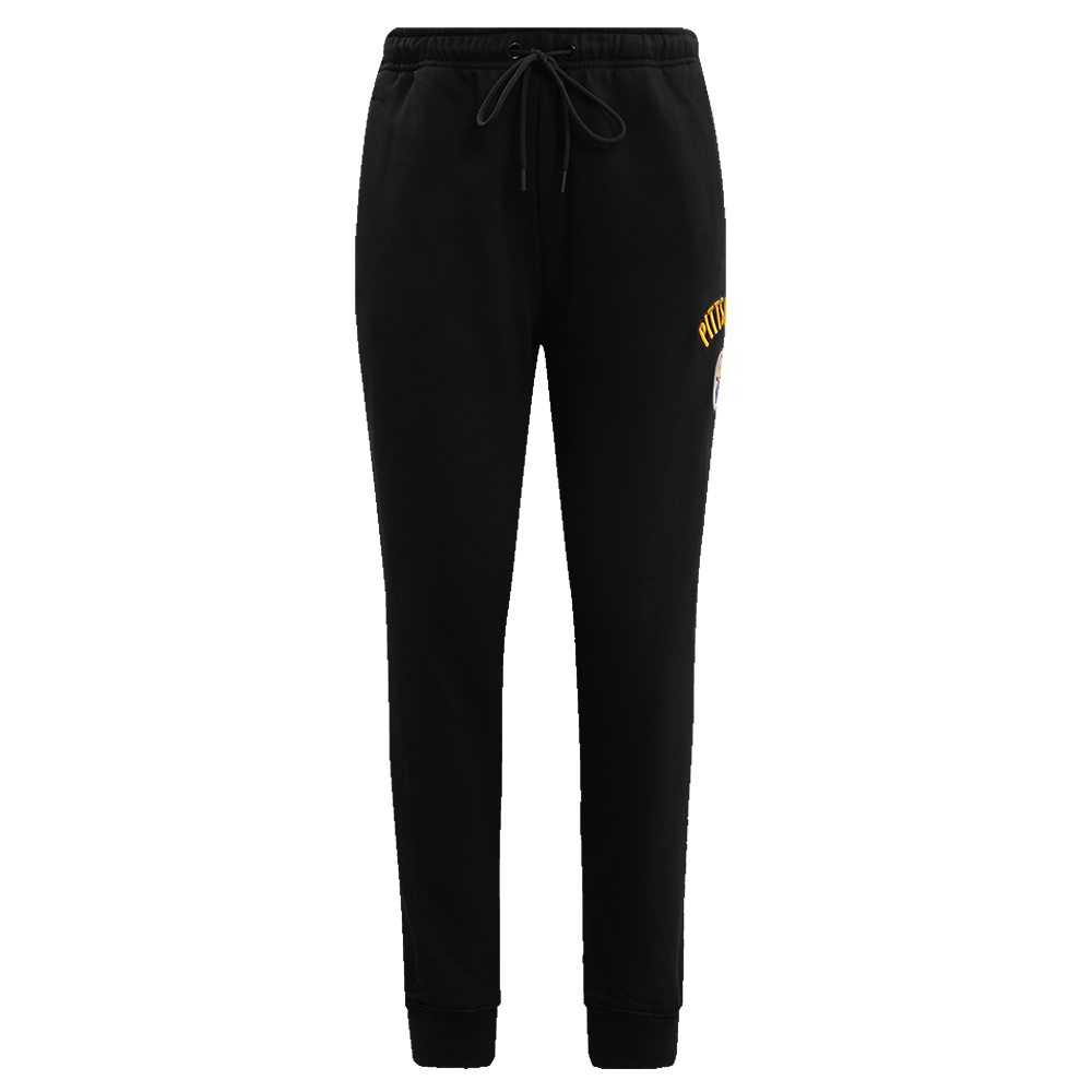 NFL PITTSBURGH STEELERS CLASSIC WOMEN'S FLEECE SWEATPANT (BLACK)