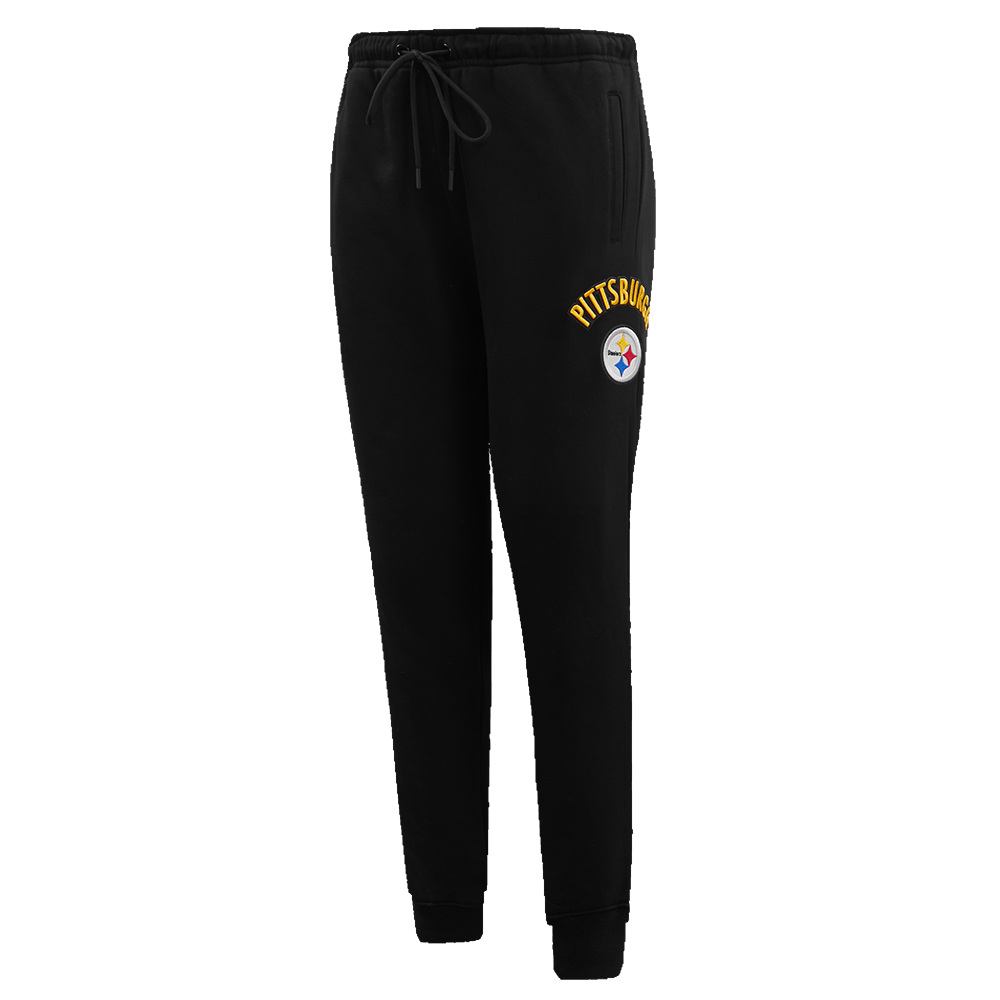 NFL PITTSBURGH STEELERS CLASSIC WOMEN'S FLEECE SWEATPANT (BLACK)
