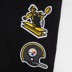 NFL PITTSBURGH STEELERS RETRO CLASSIC LEGGING EN JERSEY POUR FEMME (NOIR)