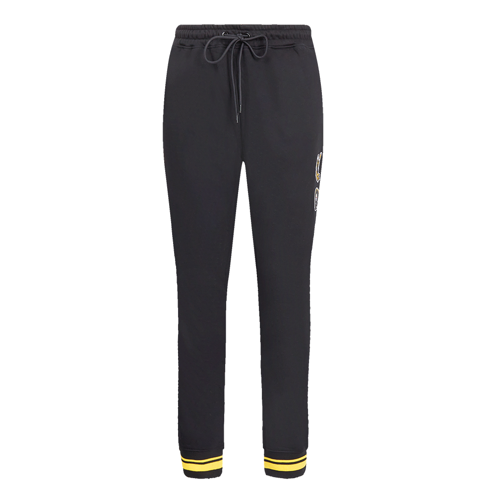 NFL PITTSBURGH STEELERS RETRO CLASSIC WOMEN'S SWEATPANT (BLACK/YELLOW)