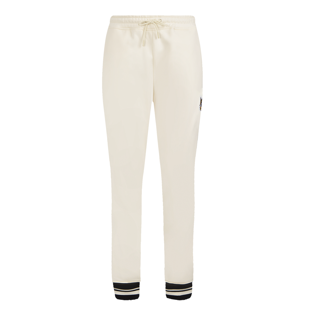 NFL PITTSBURGH STEELERS RETRO CLASSIC WOMEN'S SWEATPANT (EGGSHELL/ BLACK)