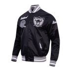 NFL OAKLAND RAIDERS RETRO CLASSICS MANTEAU POUR HOMME (NOIR/GRIS)