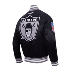 NFL OAKLAND RAIDERS RETRO CLASSICS MANTEAU POUR HOMME (NOIR/GRIS)