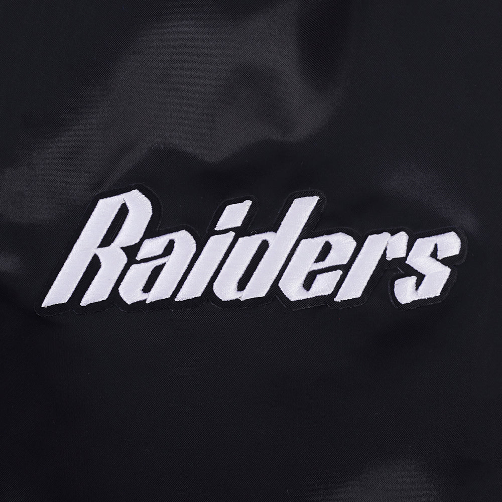 NFL OAKLAND RAIDERS RETRO CLASSICS MANTEAU POUR HOMME (NOIR/GRIS)