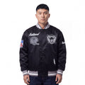 NFL OAKLAND RAIDERS RETRO CLASSICS MANTEAU POUR HOMME (NOIR/GRIS)